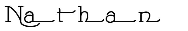 Nathan font preview